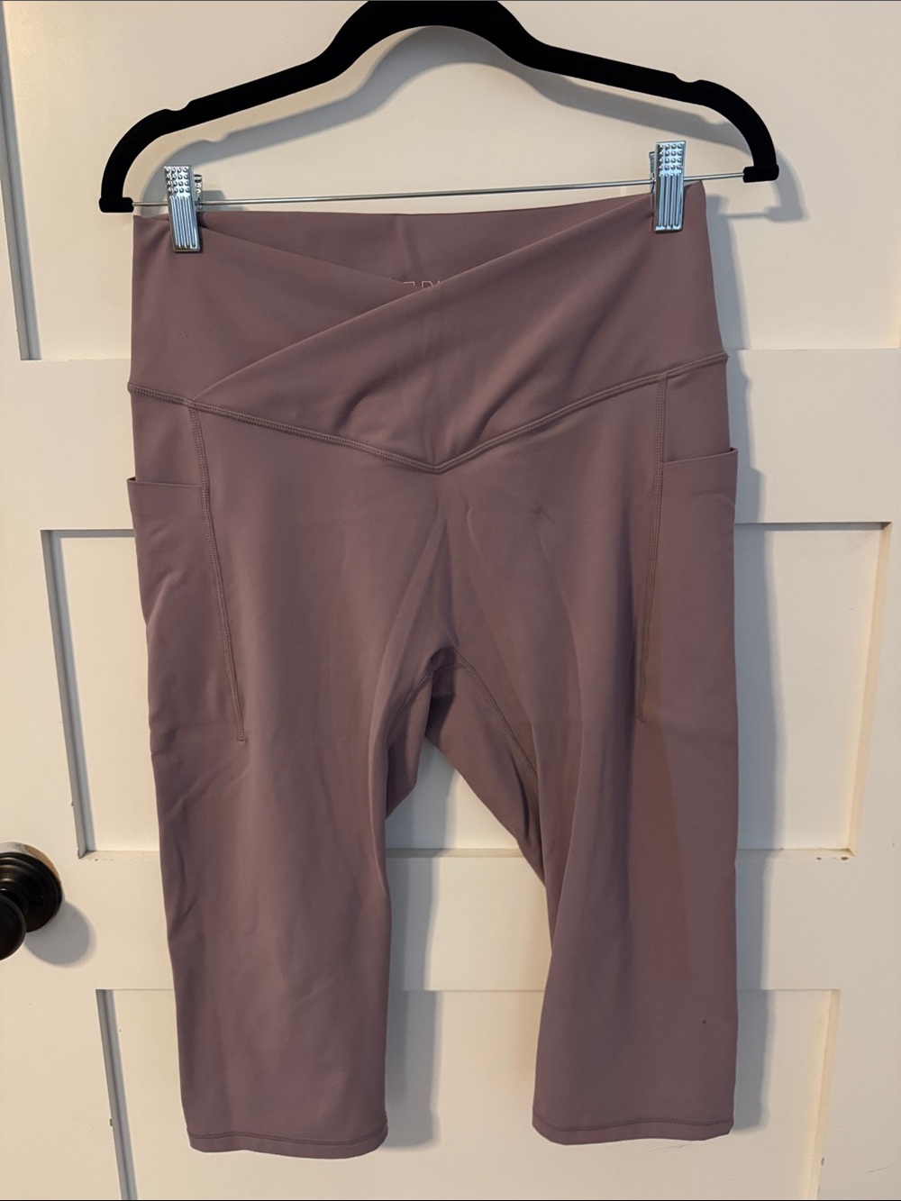 Mauve/Purple Popflex Leggings Capri XL Extra Large
